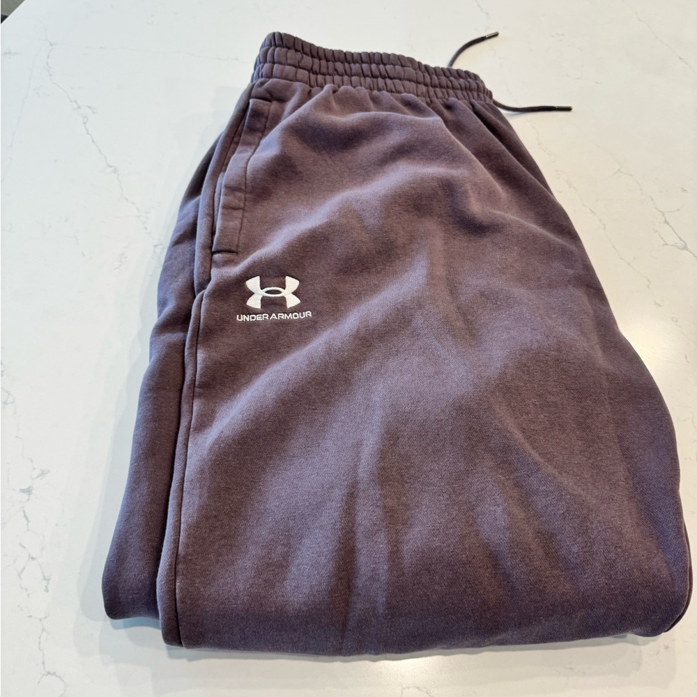 Under Armour Gray Sweatpants Relaxed Fit Performance